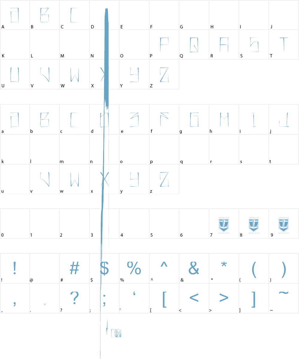 JL357_SET SAIL Font Character